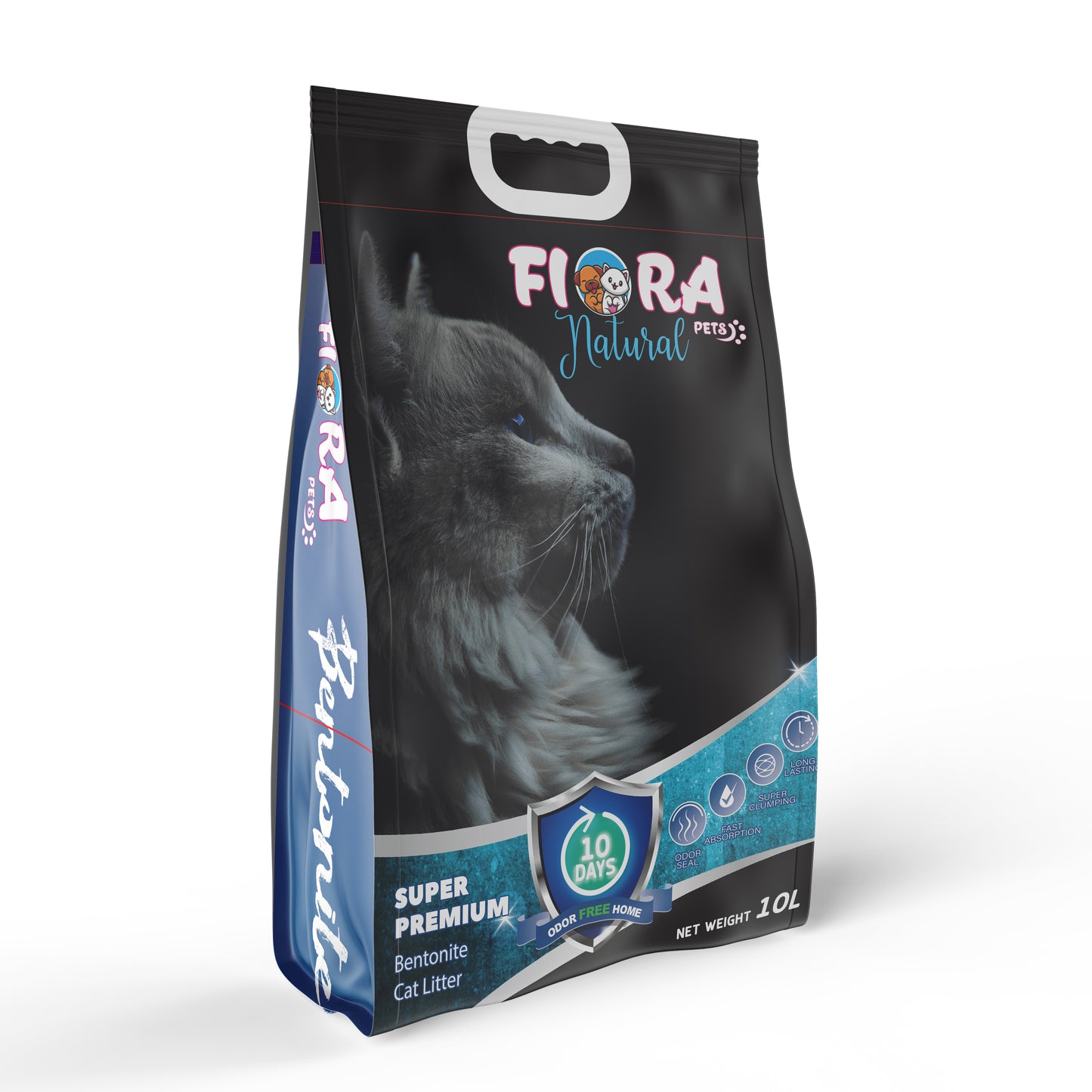 Fiora Super Premium Bentonite Cat Litter Sand - Apple 10L