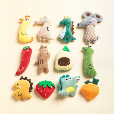 Catnip Inserted Small Animal Plush Cat Toys