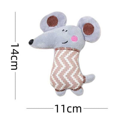 Catnip Inserted Small Animal Plush Cat Toys