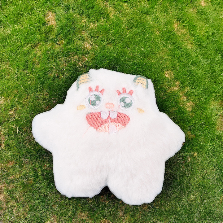 Green Striped Ear Monster Catnip Toy