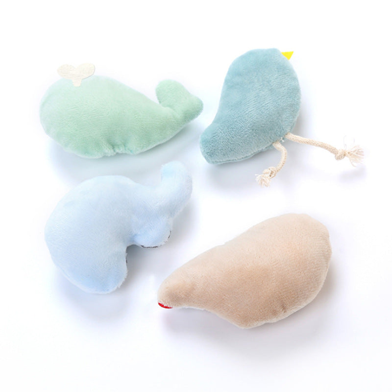 Plush Animal Pattern Catnip Toys