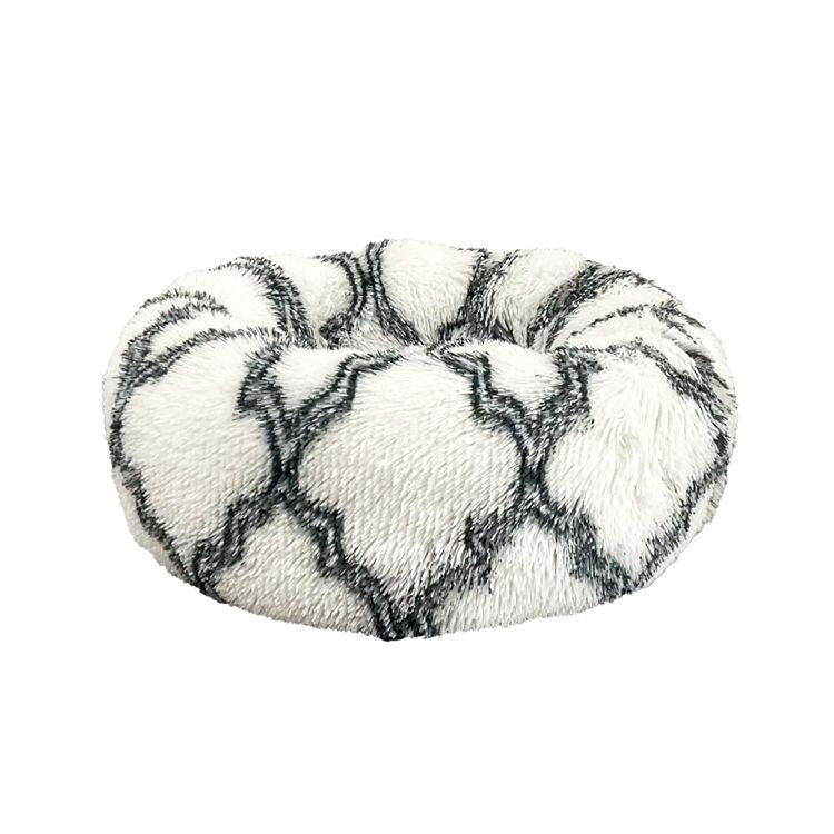 Plush Round Pet Bed - 50Cm