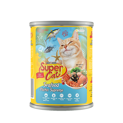 Super Cat Seafood Platter Supreme 400gr