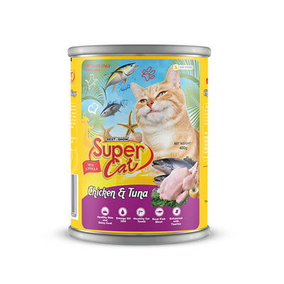 Super Cat Chicken & Tuna 400gr
