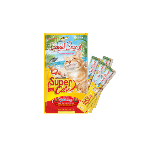 Supercat Liquid Snack Chicken 15gr