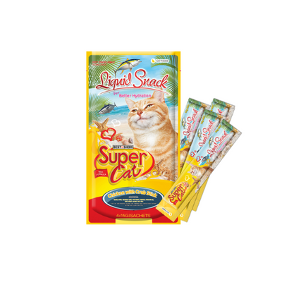 Supercat Liquid Snack Chicken with Crabstick 15gr