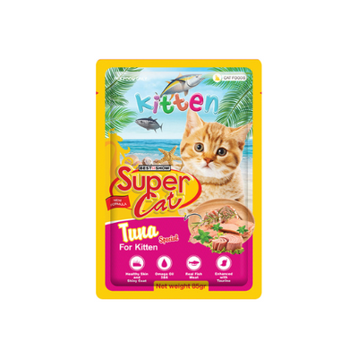 Supercat Kitten Tuna Special Pouch 85gr