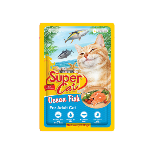 Supercat Ocean Fish Pouch 85gr