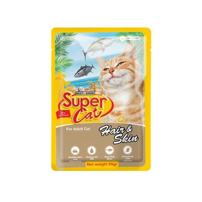 Supercat Hair & Skin Pouch 85gr