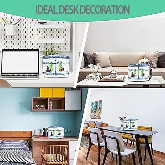 حوض سمك صغير من الأكريليك بيتا