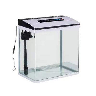 AF-385 Glass Aquarium with LED Light & Filter – 6L
