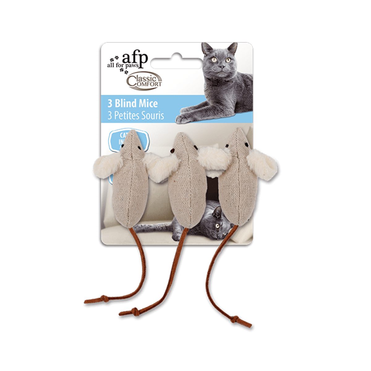 Classic Comfort – 3 Blind Mice Cat Toy Set