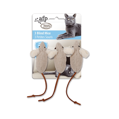 Classic Comfort – 3 Blind Mice Cat Toy Set