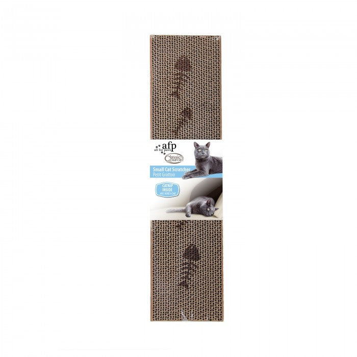 Cardboard Cat Scratcher – Durable Reversible Scratching Pad