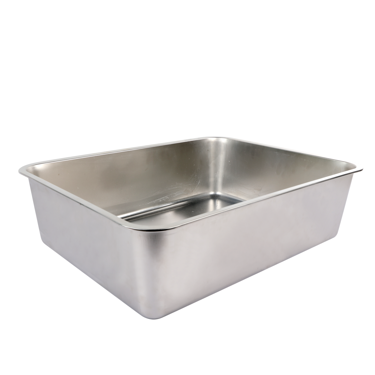 Go Fresh – Easy Clean Stainless Steel Litter Pan for Cats