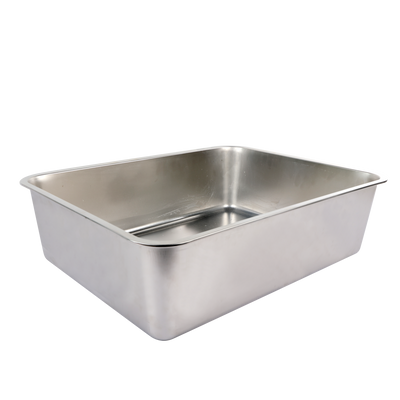 Go Fresh – Easy Clean Stainless Steel Litter Pan for Cats