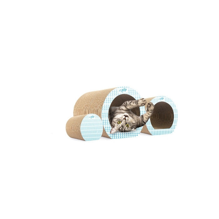 Cave Cat Scratcher – Set of 3 | Cozy Hideouts with Built-In Scratching Surfaces