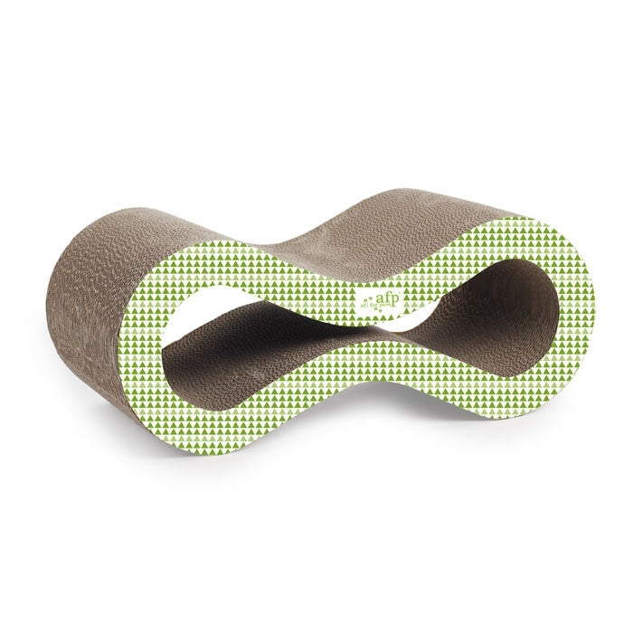 Infinity Cat Scratcher | Modern Double-Sided Lounger & Scratching Pad