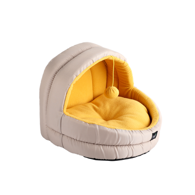 Hideaway Cat Cave – Enclosed Bed for Comfort & Security