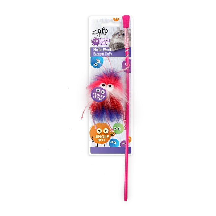 Fluffer Wand – Soft Teaser Toy for Cats