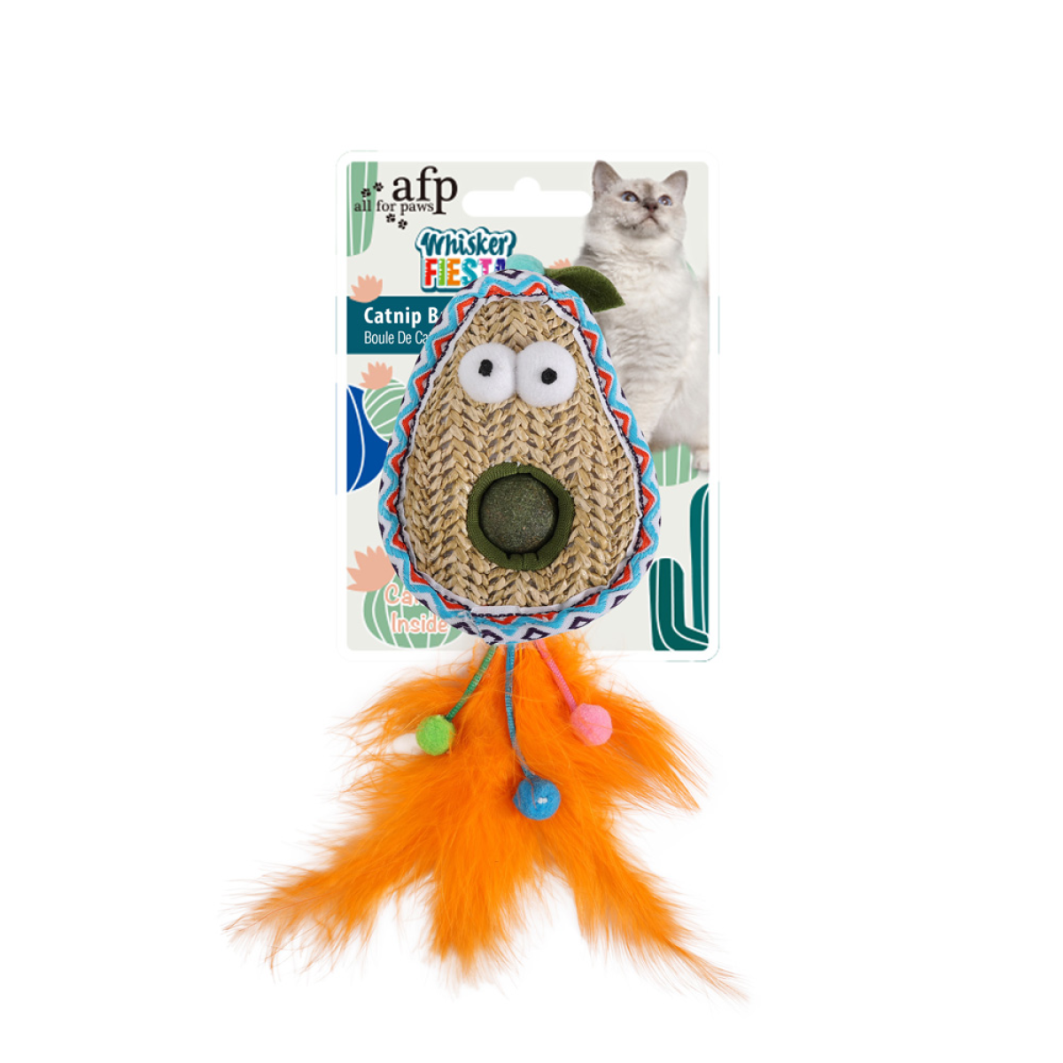 Whisker Fiesta – Avocado Catnip Ball