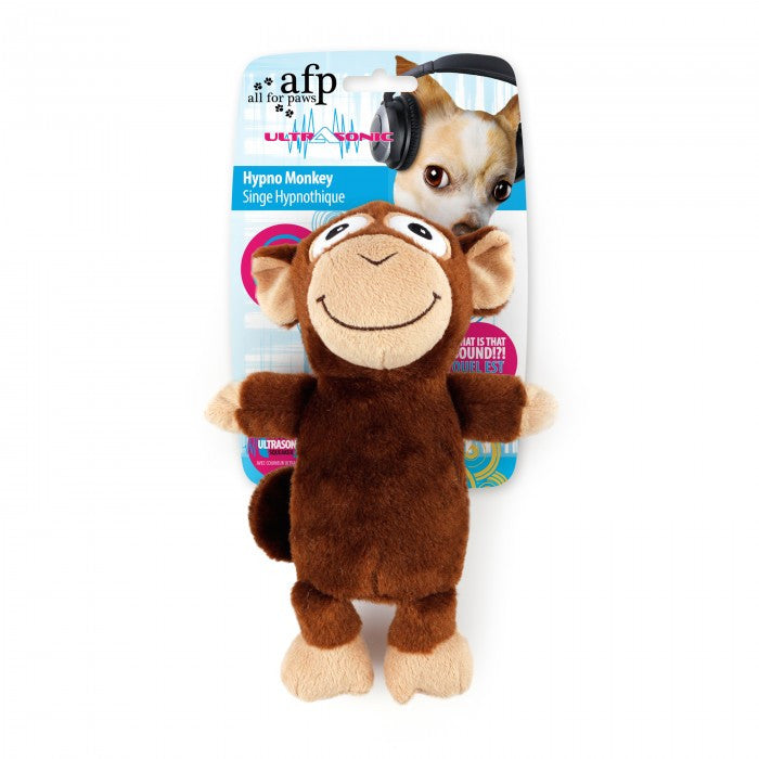 Ultrasonic Hypno Monkey – Silent Squeaky Dog Toy with Fun Design