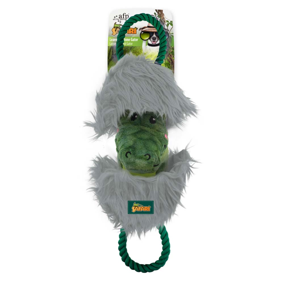 Safari Leave Me Alone – Plush Dog Toy with Attitude & Charm