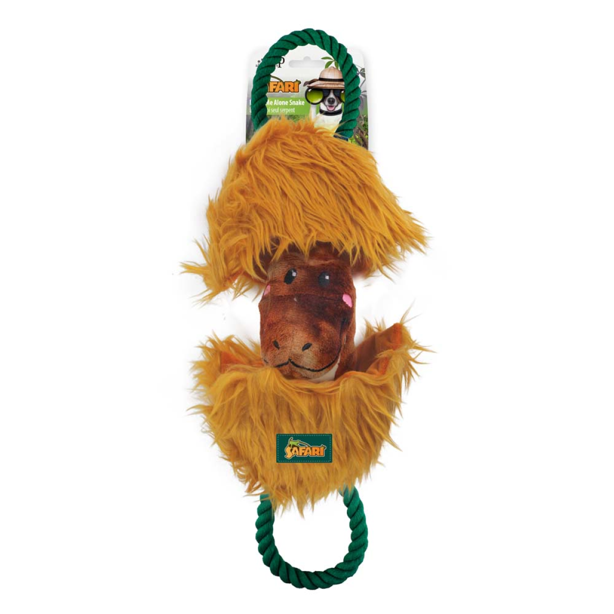Safari Leave Me Alone – Plush Dog Toy with Attitude & Charm