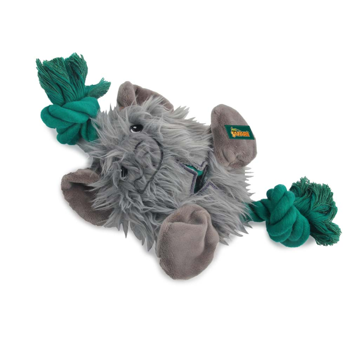 Safari Big Foot Elephant & Monkey – Jumbo Plush Dog Toys