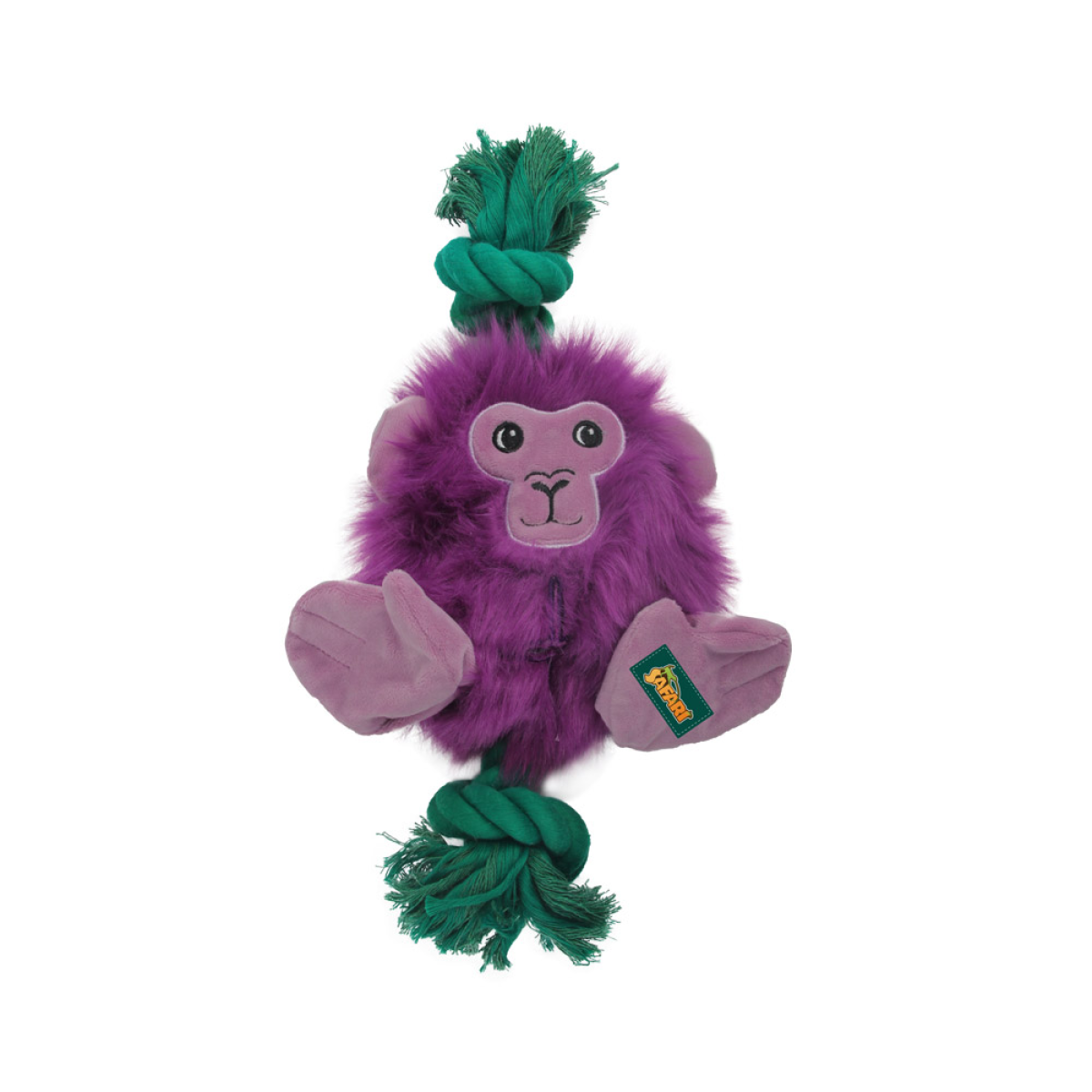 Safari Big Foot Elephant & Monkey – Jumbo Plush Dog Toys