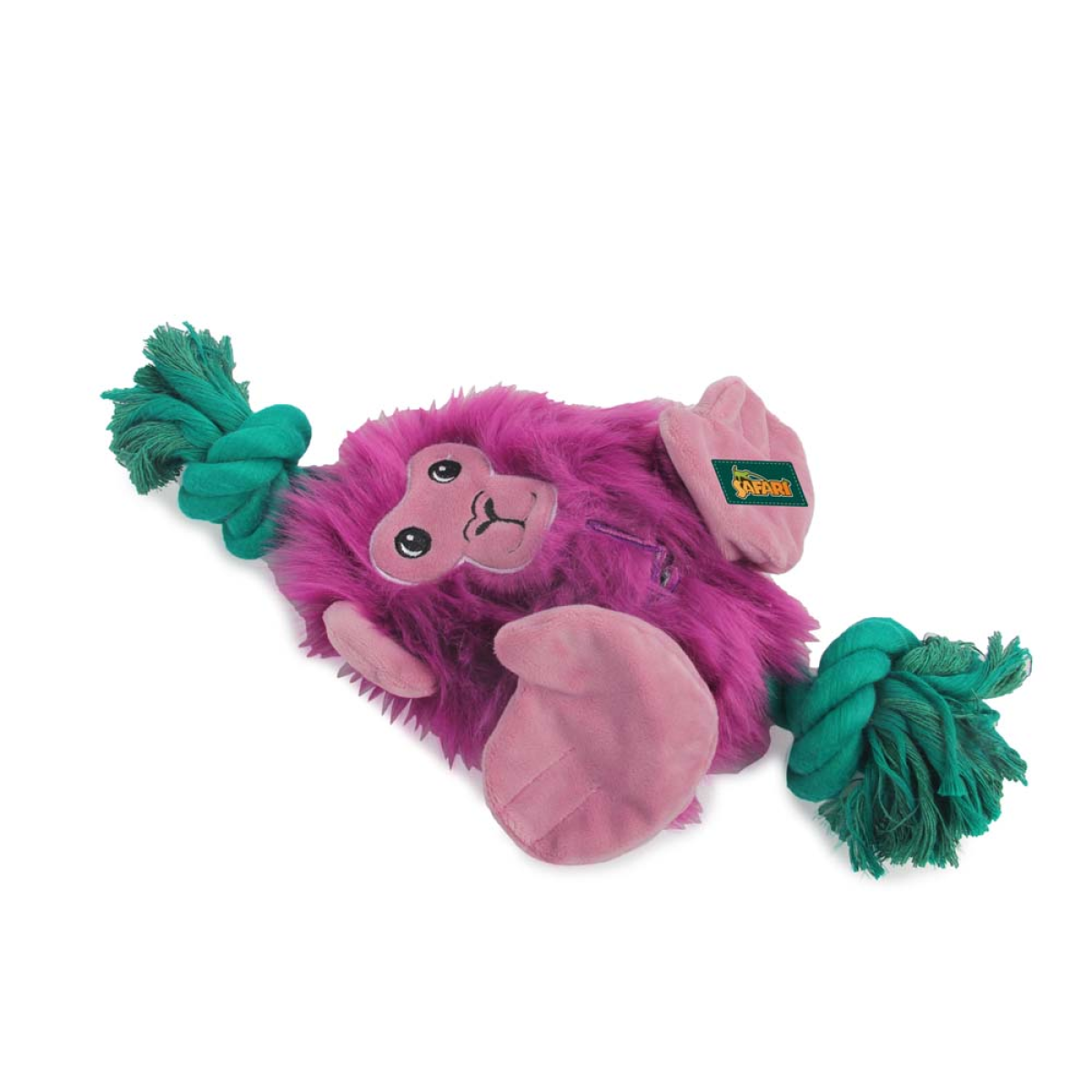 Safari Big Foot Elephant & Monkey – Jumbo Plush Dog Toys