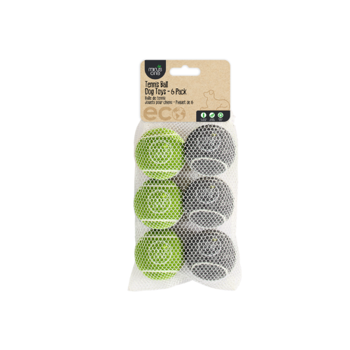 Bouncy Tennis Ball Dog Toys – 6 Pack | Durable Fetch Balls for Dogs