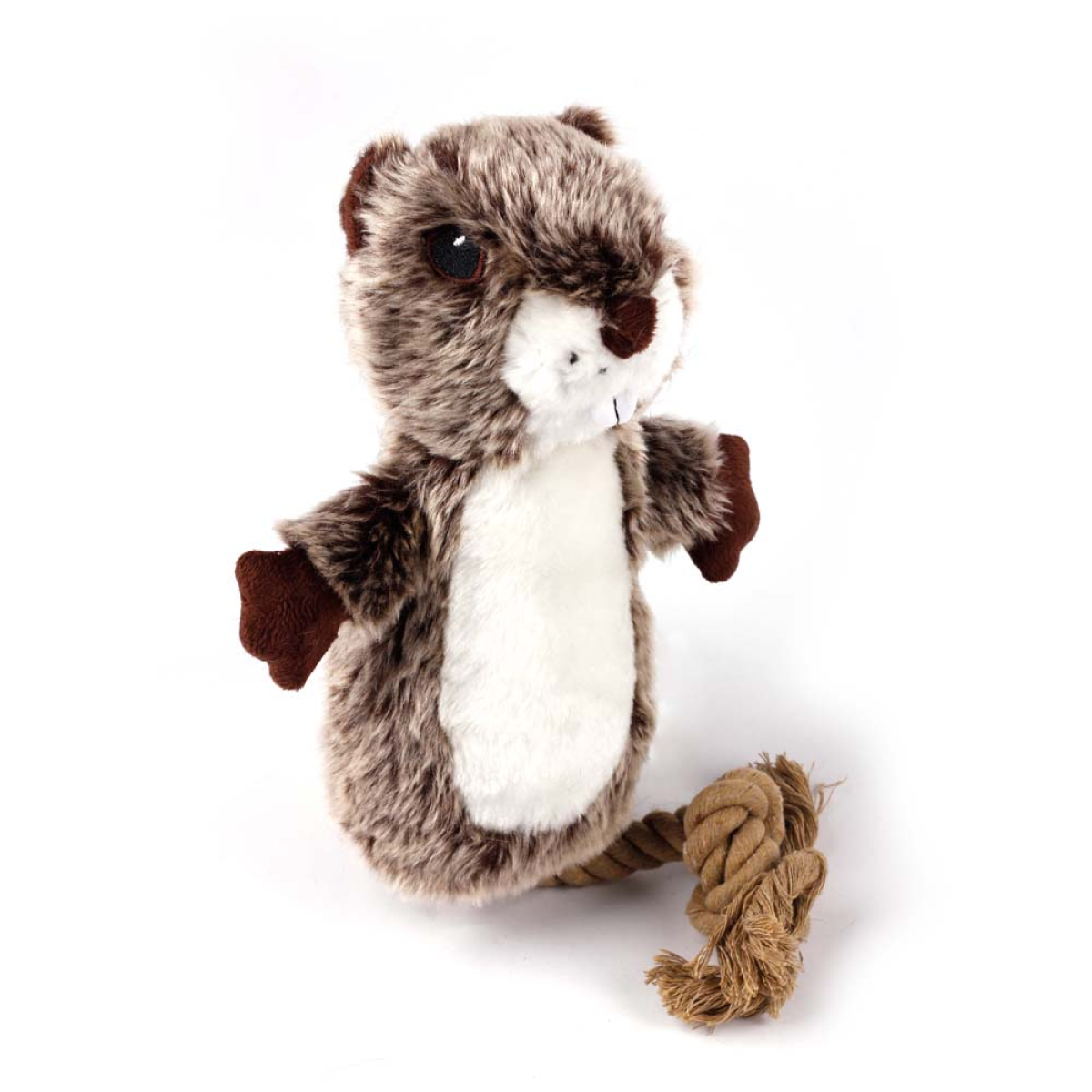 Woodland Classic Justin Beaver – Plush Beaver Dog Toy for Snuggles