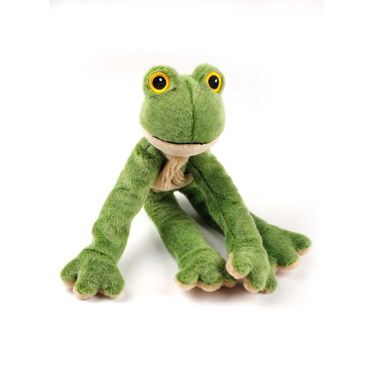 Woodland Classic Flora Frog – Plush Frog Dog Toy for Gentle Play