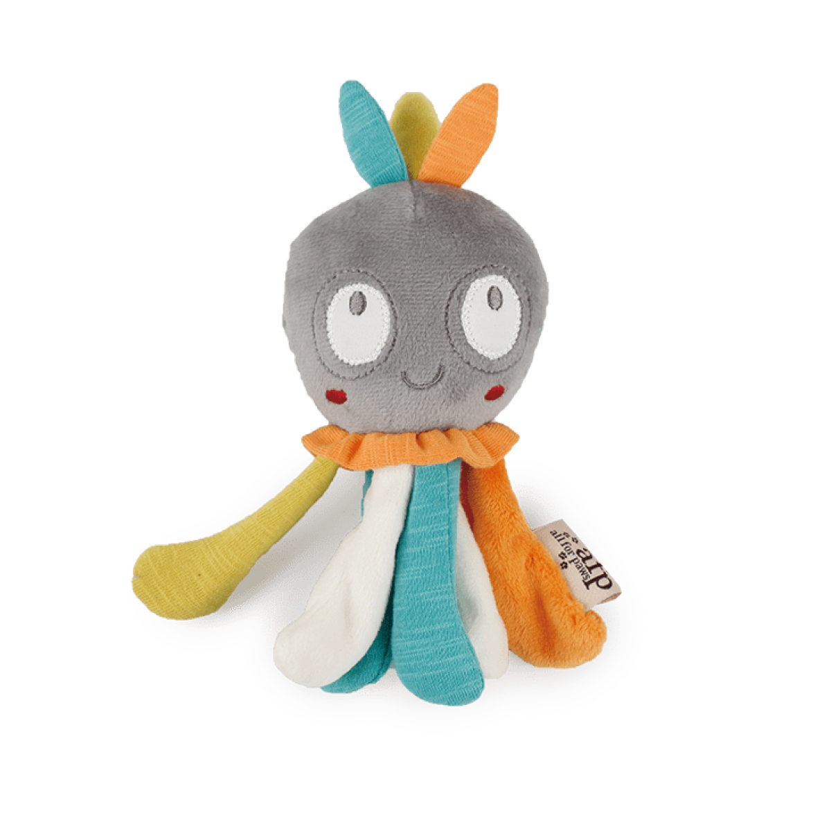 Pups Octopus – Plush Dog Toy with Crinkly Arms for Playful Pups