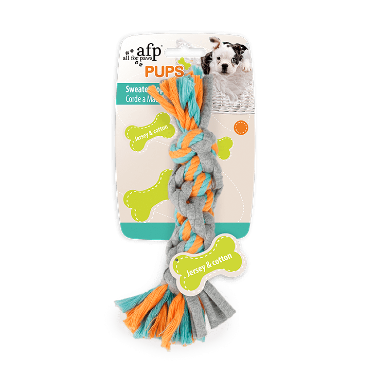 Pups Sweater Rope – Soft & Durable Rope Toy for Dogs