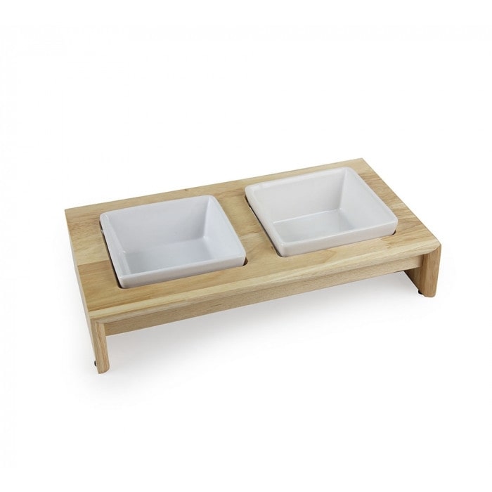 Double Dinner Pet Food Bowl – Dual Dish for Food & Water