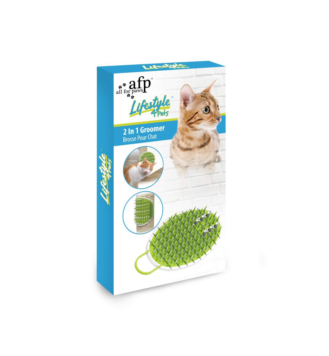 Lifestyle 4 Pets – 2 in 1 Groomer | Brush & Massager for Dogs & Cats