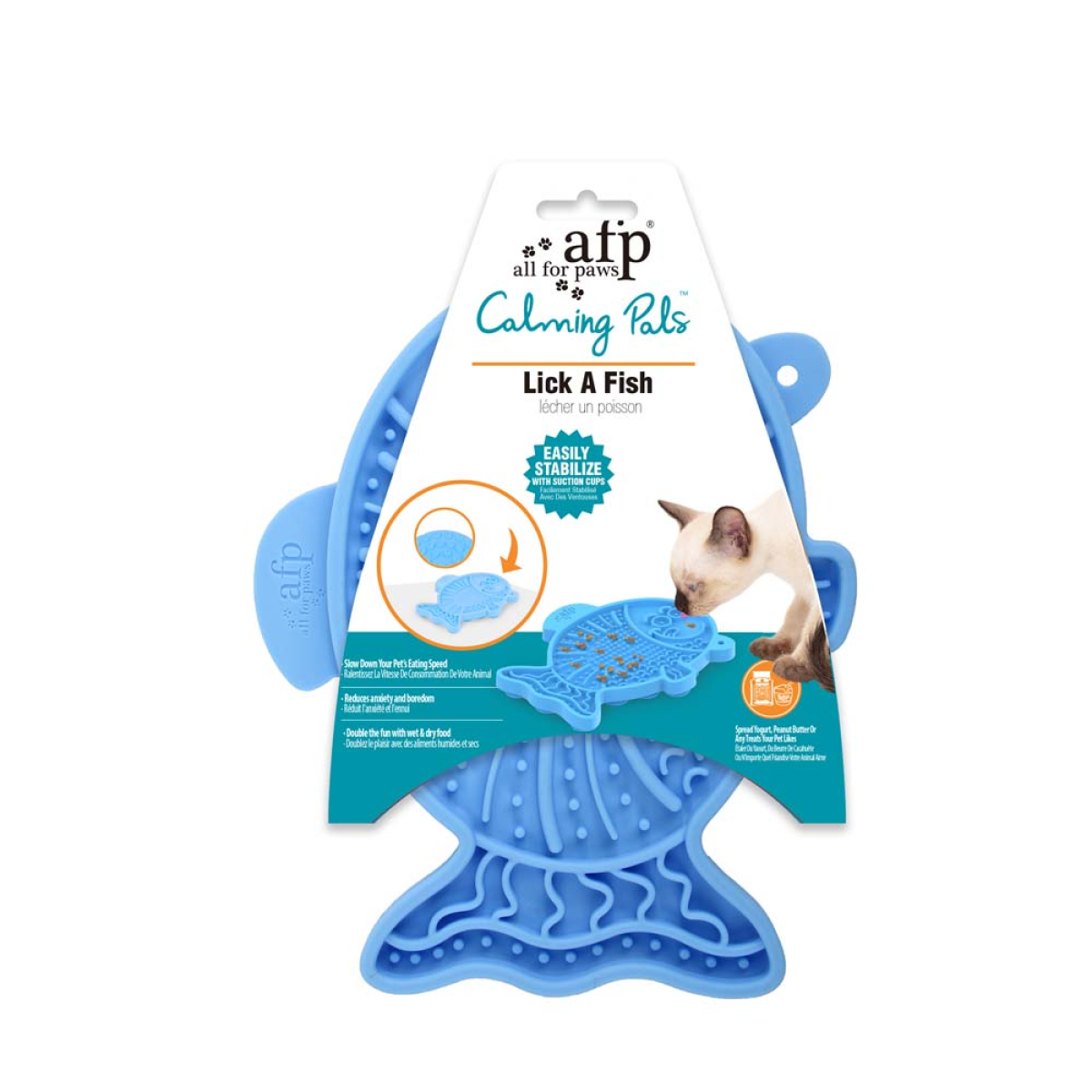 Calming Pals – Anti-Stress Lick Toy (Fish Shape)