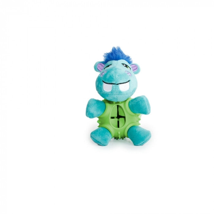 Dog Treat Hider Green Monster Body - Durable Interactive Treat Toy
