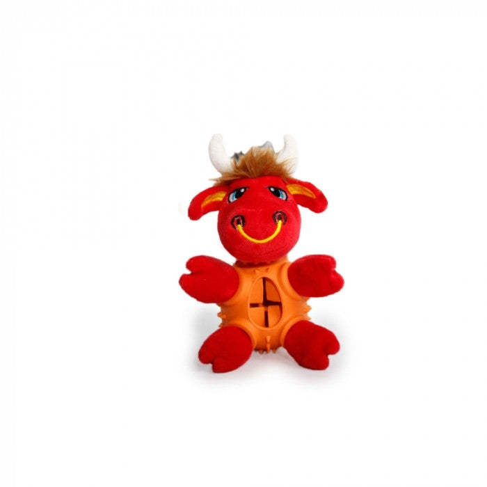 Dog Treat Hider Bull Body - Durable Interactive Treat Toy