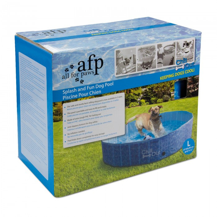 Chill Out Splash & Fun Dog Pool – Foldable Cooling Pool for Pets