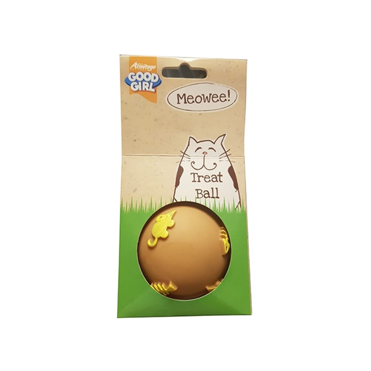 Meowee Treat Ball – 75mm Interactive Cat Feeder Toy