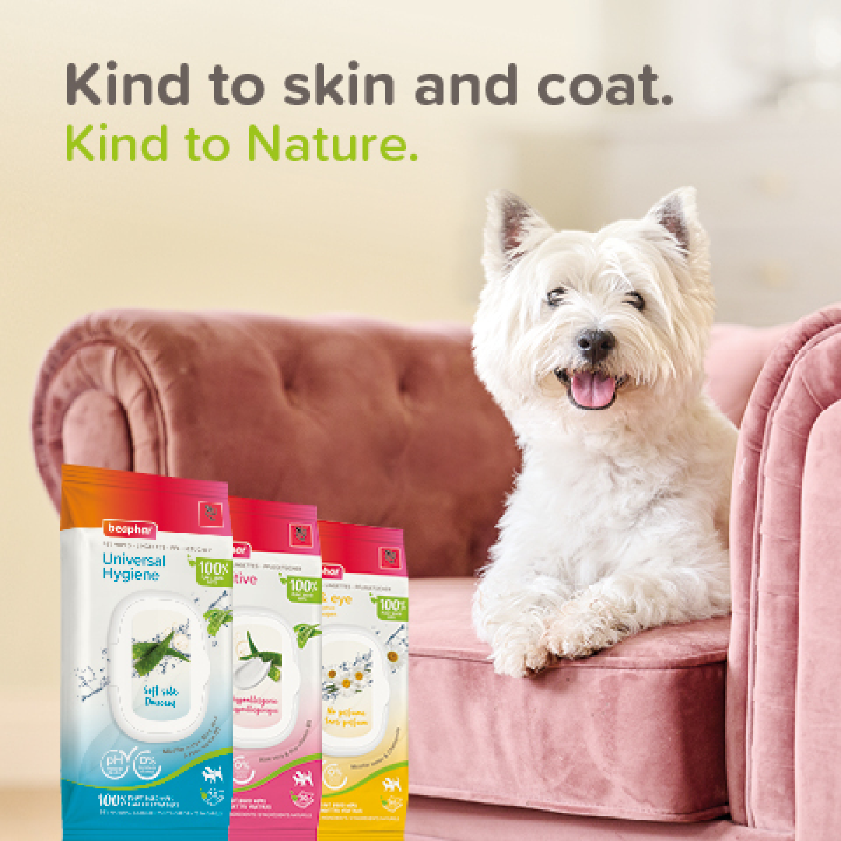 Pet Wipes Sensitive – 30 Ultra-Gentle Wipes for Dogs & Cats