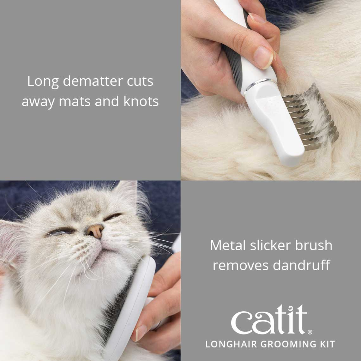 Catit Grooming Kit for Longhair Cats