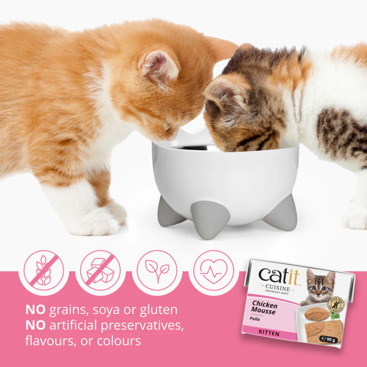 Catit Cuisine Chicken Mousse Kitten Food - 90g