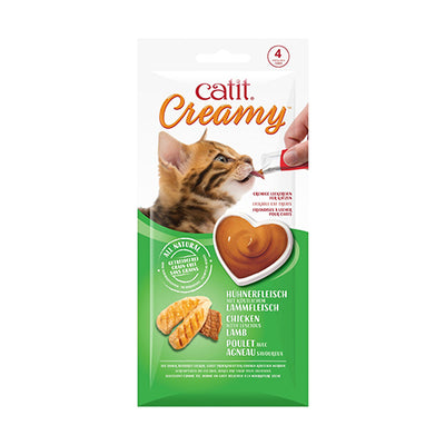 Catit Creamy Lickable Treats, Chicken & Lamb
