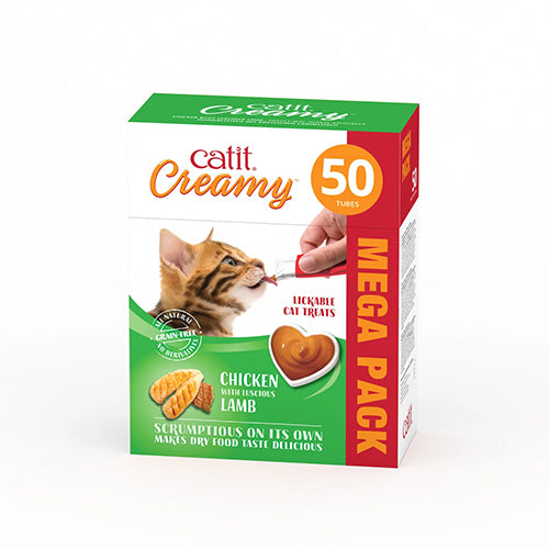 Catit Creamy Treats Mega Pack Chicken with Lamb