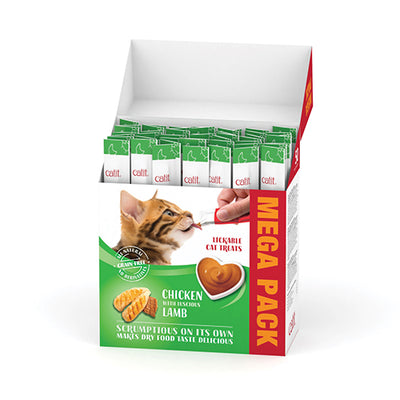 Catit Creamy Treats Mega Pack Chicken with Lamb