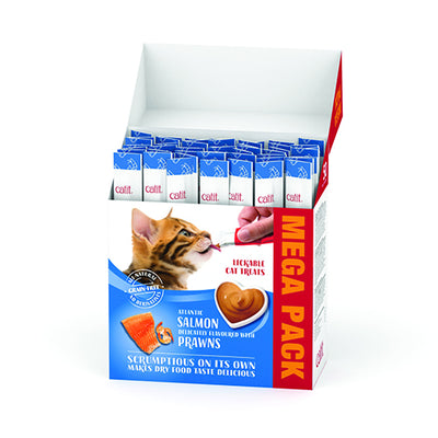 Catit Creamy Treats Mega Pack Salmon with Prawn